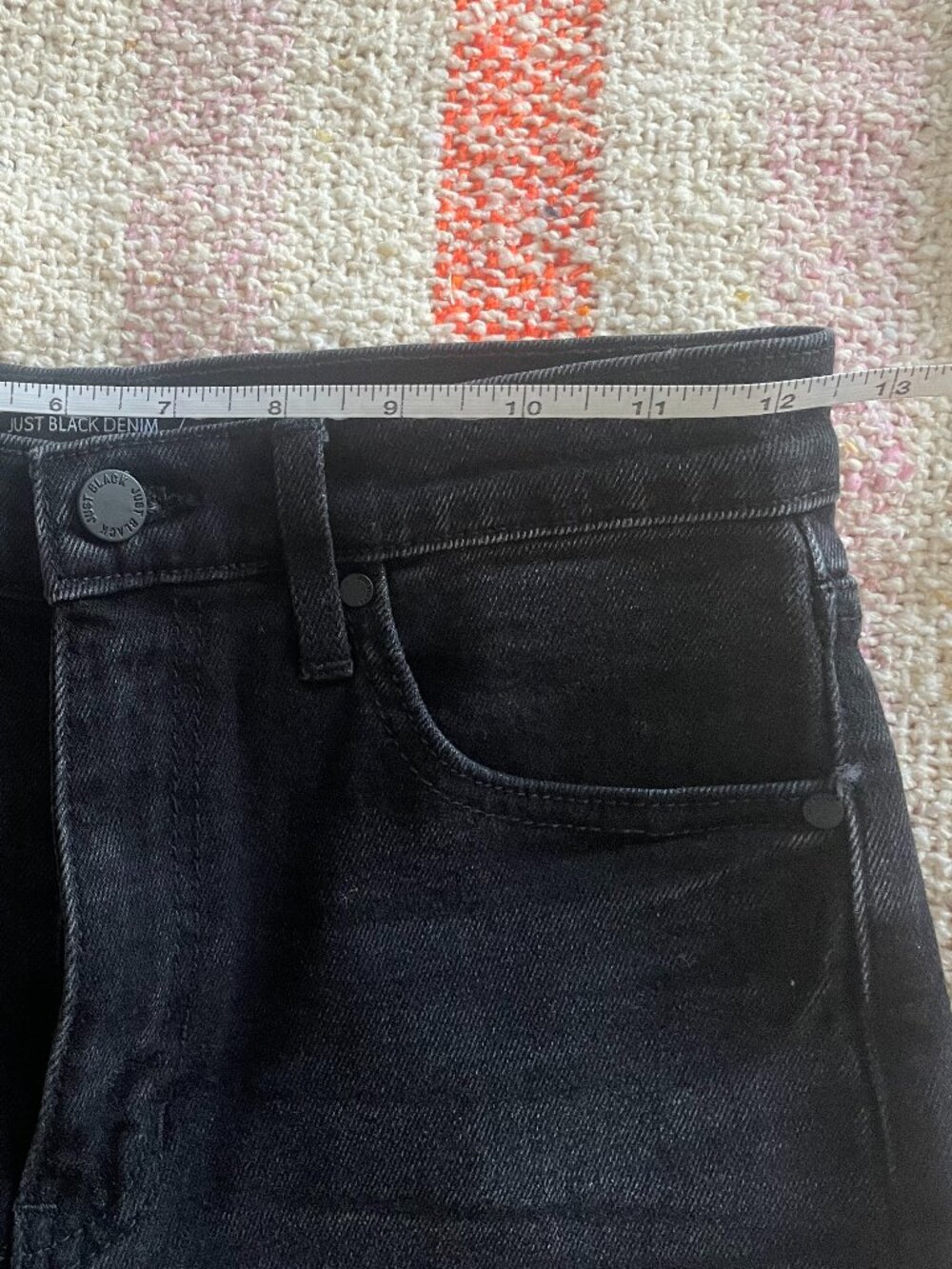 NWOT Just Black Denim Black Wide Leg Jeans - Picture 6 of 10